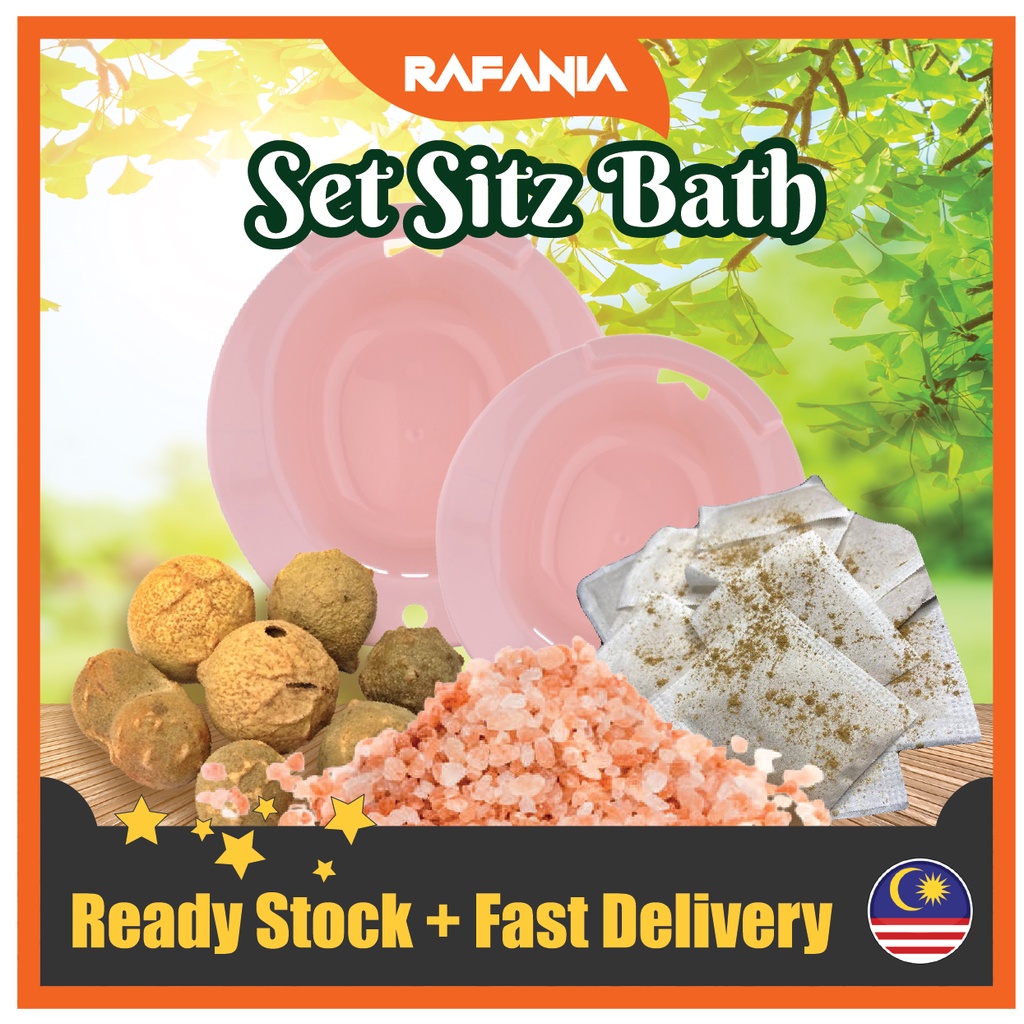 Set Sitz Bath Besen tangas set berpantang ibu bersalin manjakani buasir hemorrhoids keputihan
