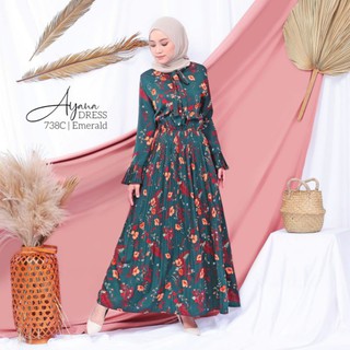 Dress muslimah 2024 princess cut