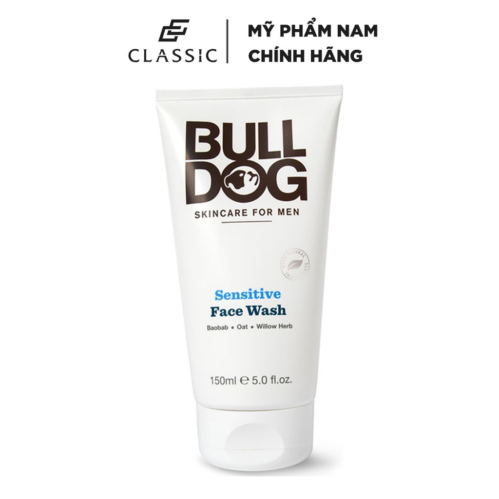 Bulldog Sensitive Face Wash For Sensitive Skin 150ml | Shopee Malaysia