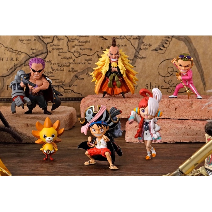 One Piece Bandai Gashapon - The 25th Sea Battle Complete Set of 6 Types