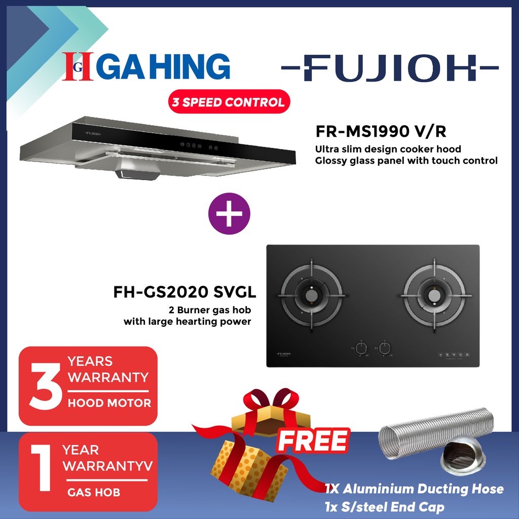 FUJIOH FRMS1990V/R Kitchen Hood/Cooker Hood /Penghisap Asap Dapur