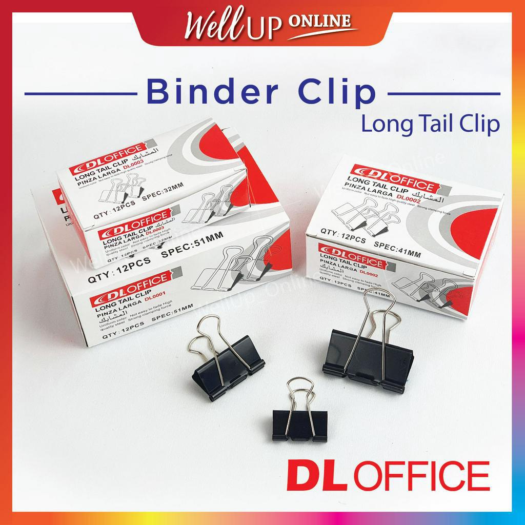 4Pcs Golden Hollow Out Long Tail Wire Binder Clips Nigeria