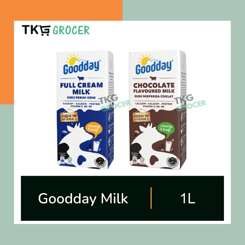 Goodday UHT Full Cream Milk Chocolate Milk 1L Shopee Malaysia
