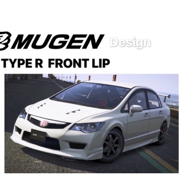 ! Honda Civic fd type r mugen front lip for ori pp type r bumper ...