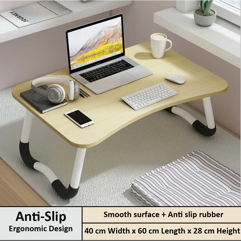 Foldable Table Anti-slip Bed Mini Table Laptop Table Notebook Table ...