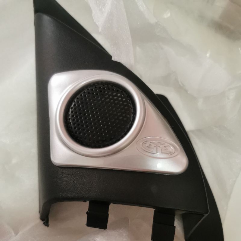 Mitsubishi Lancer Evo X Front Door Tweeter Speaker Covers - Gloss Carbon Fiber