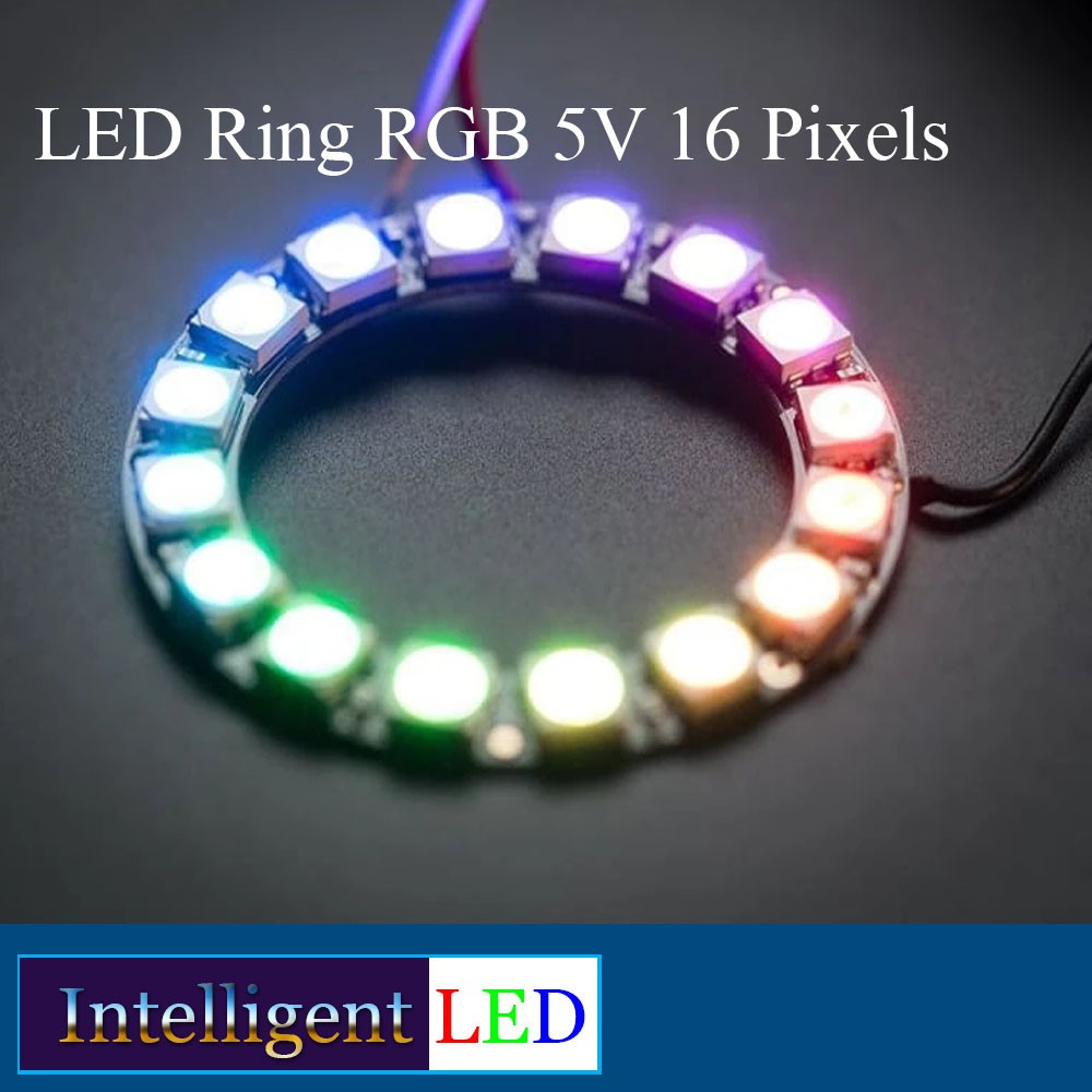 Led Ring RGB 5V 16 Pixels LED supports Arduino Shopee Malaysia
