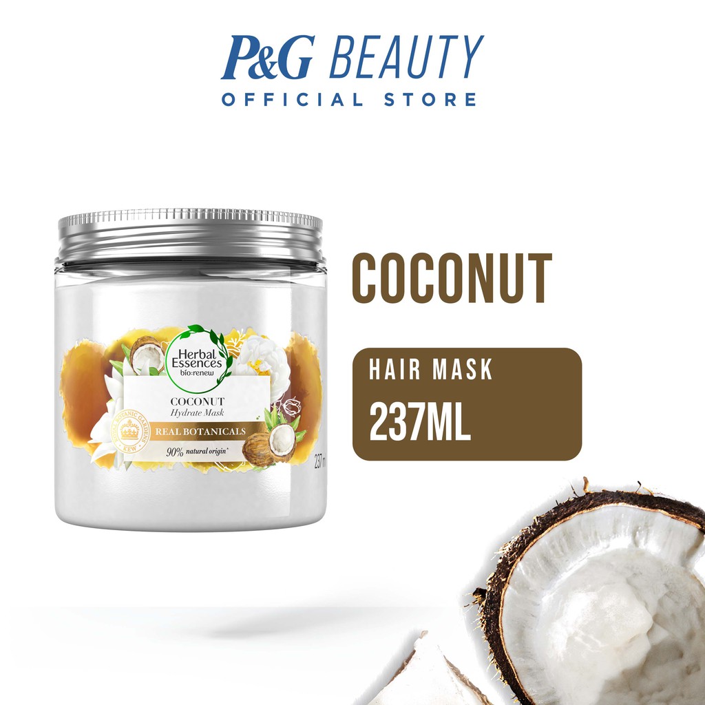 Herbal Essences BioRenew Coconut Hydrate Mask 237 ml Shopee Malaysia