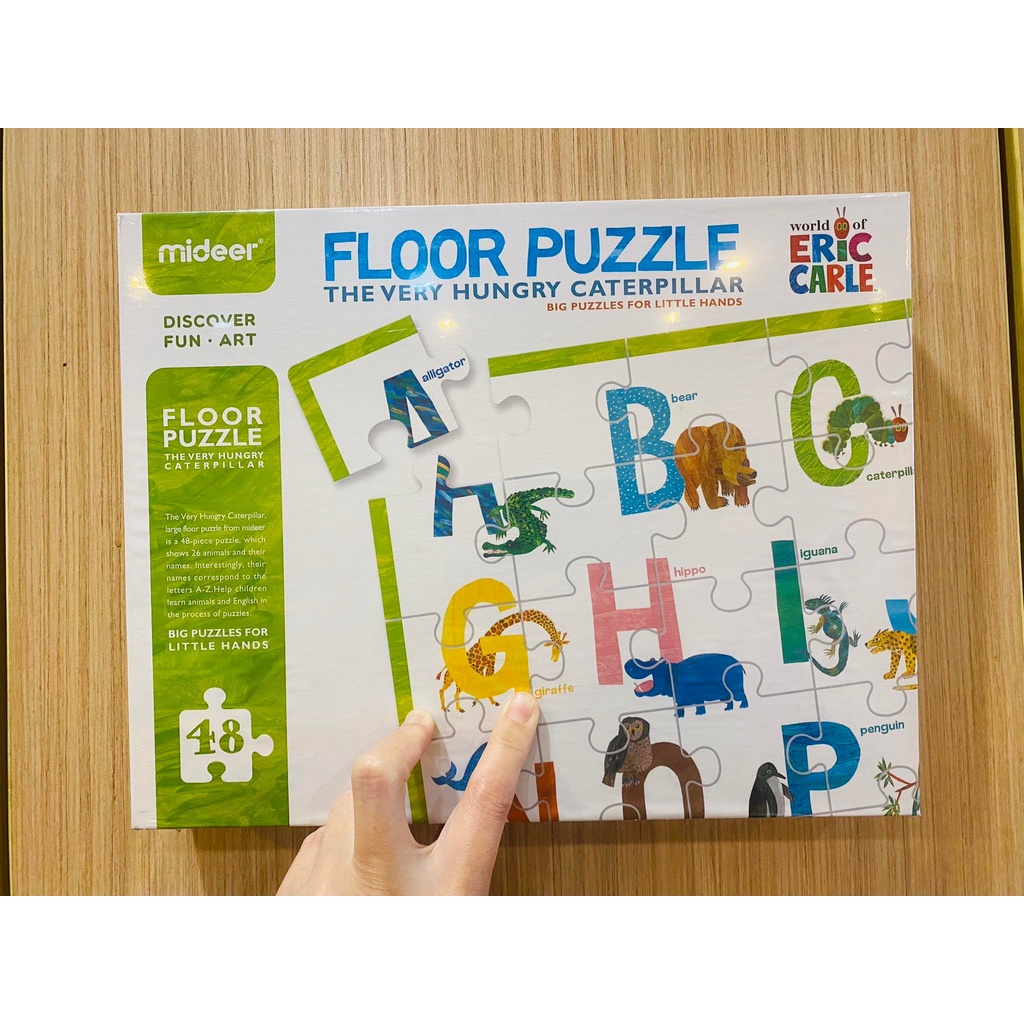 Melissa & Doug Dinosaurs 4-in-1 Wooden Jigsaw Puzzles in a Storage Box (48 pcs) - FSC Certified