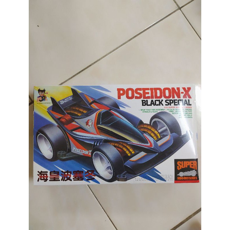 Poseidon-X Black Special RZ Mini 4wd Tamiya Imitation