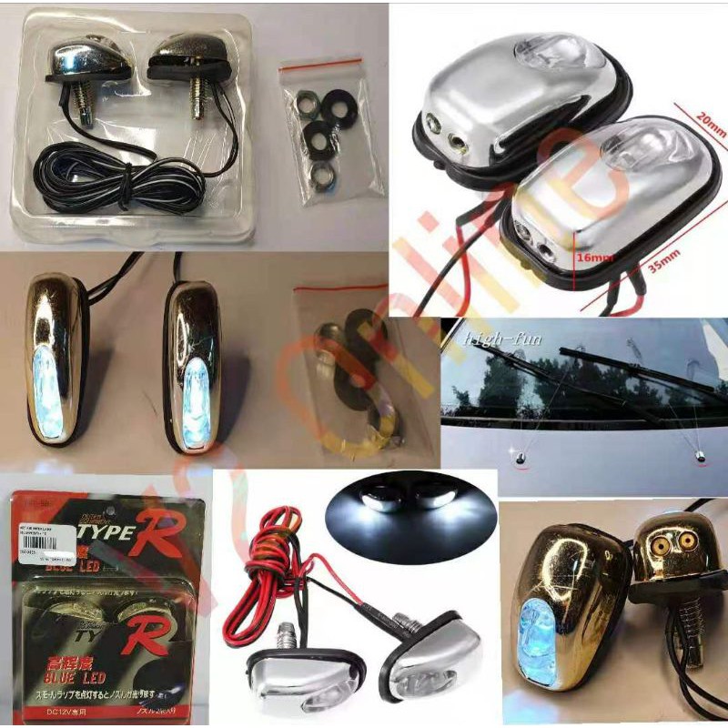 Wiper Hood Windshield Water Nozzle Washer LED Light | Shopee Malaysia