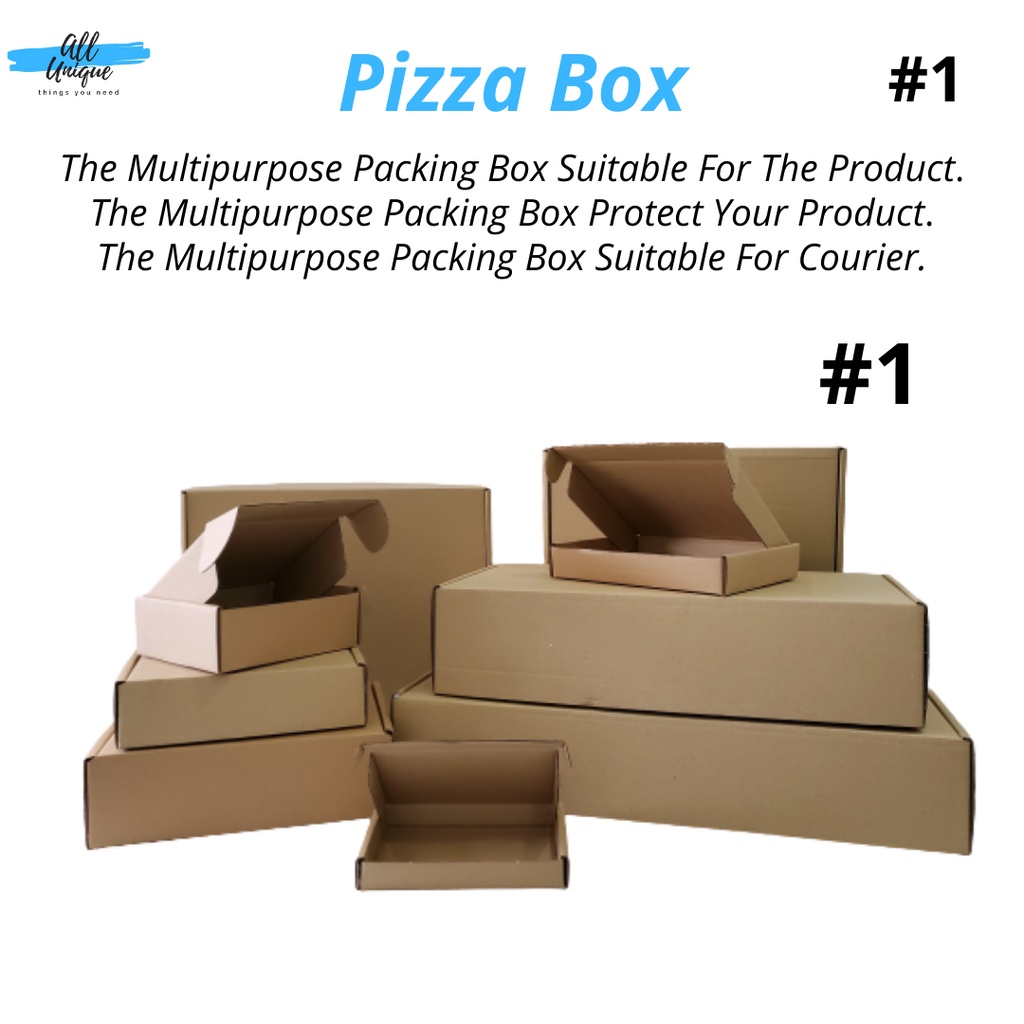 Pizza Box-#1-Carton Box-Packaging box-Courier box | Shopee Malaysia