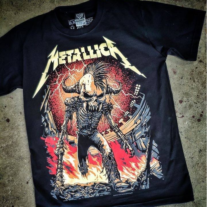 T shirt 2025 metallica original