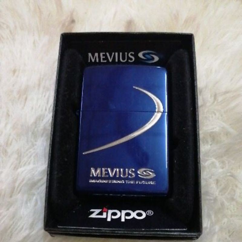 zippo very rare mevius blue nice | Shopee Malaysia