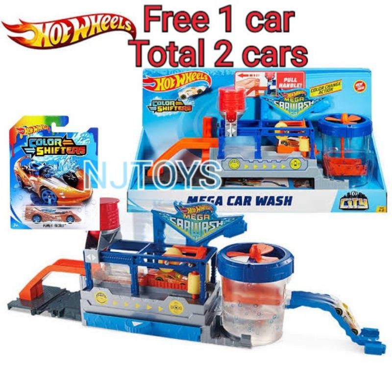 Hot wheels color change best sale car wash