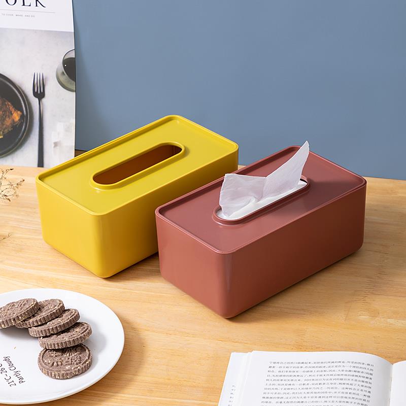 ENG RESOURCES Nordic creative simple tissue box home living room decoration carton dining table