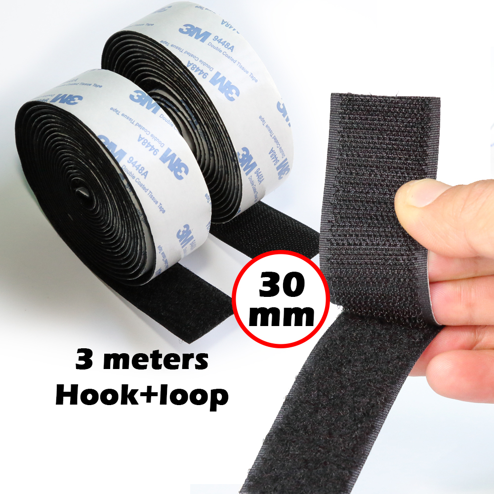 Self Adhesive Velcro Tape Hook and Loop Tape Fastener Home Decoration 3M Tape  Velcro Strap