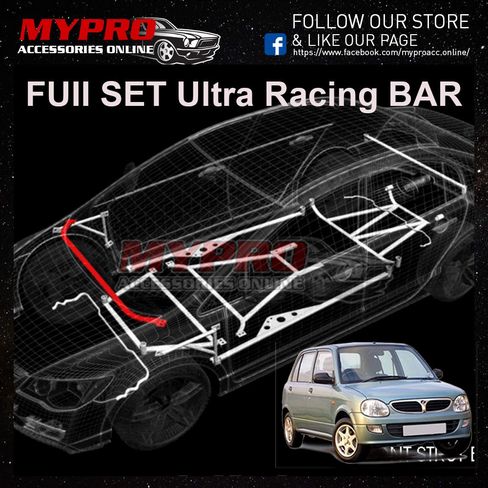 Perodua Kelisa Ultra Racing 100 Original ( FULLSET ULTRA RACING BAR