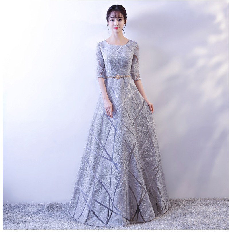 Dinner Dress Top Grade Elegant Women long Maxi dress Wedding Party Formal Dress