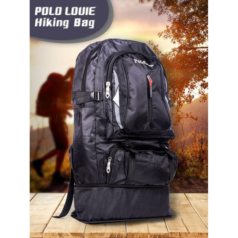 HOT ITEM POLO LOUIE Hiking Bag 50L Bag Galas Serbaguna