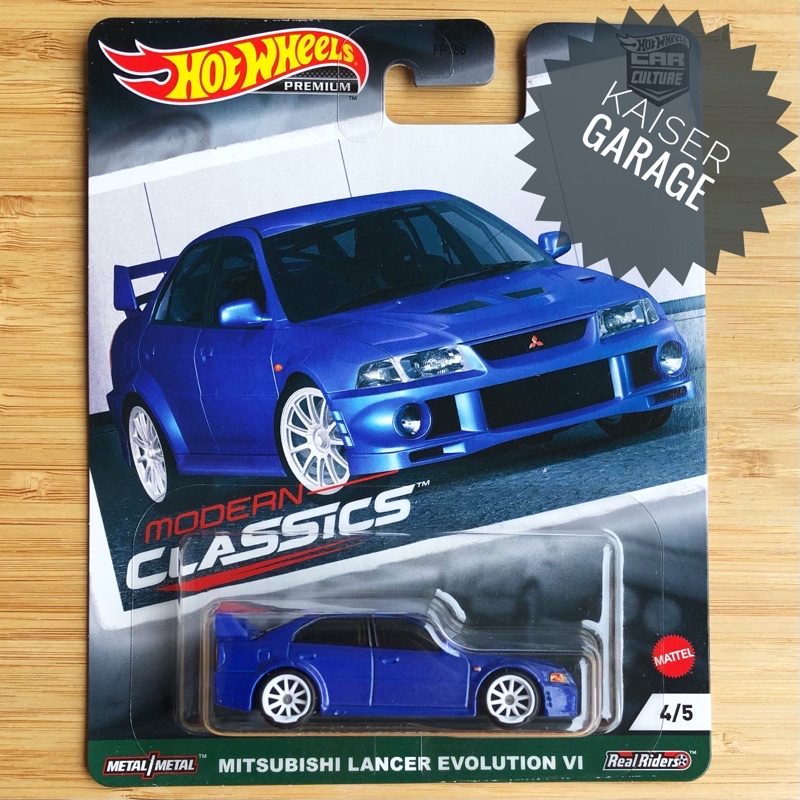 Hot Wheels Premium MODERN CLASSICS Mitsubishi Lancer Evolution VI Shopee Malaysia