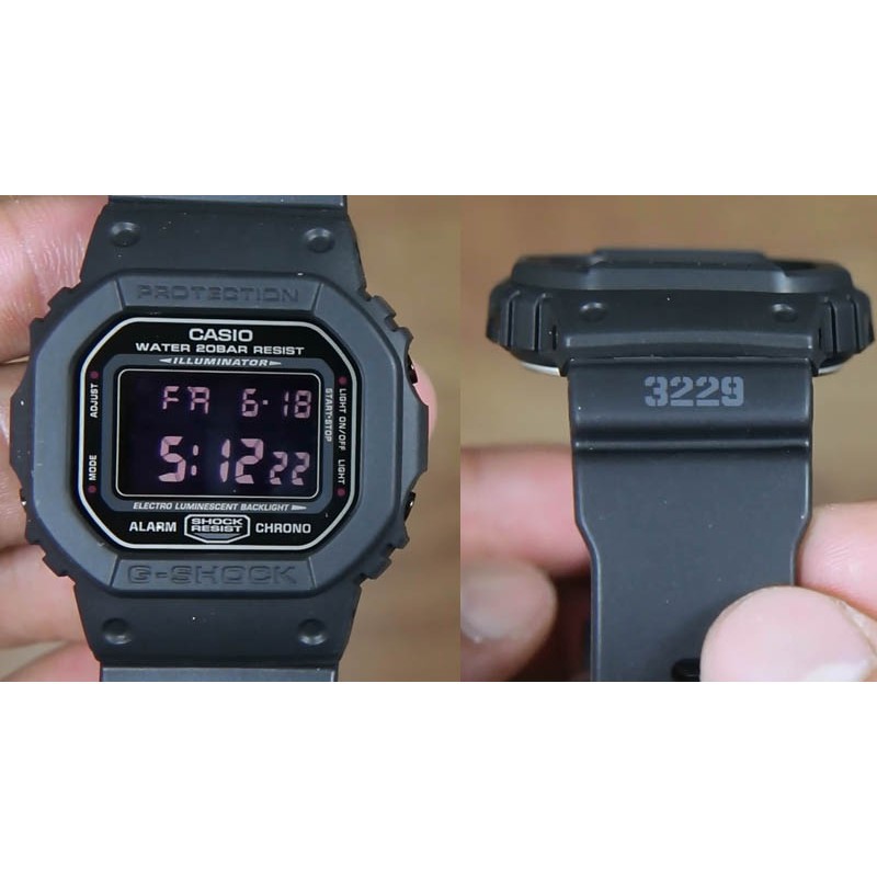 G Shock Dw5600 Petak MS1 Polis Evo Black Premium Original Copy 1:1 ...