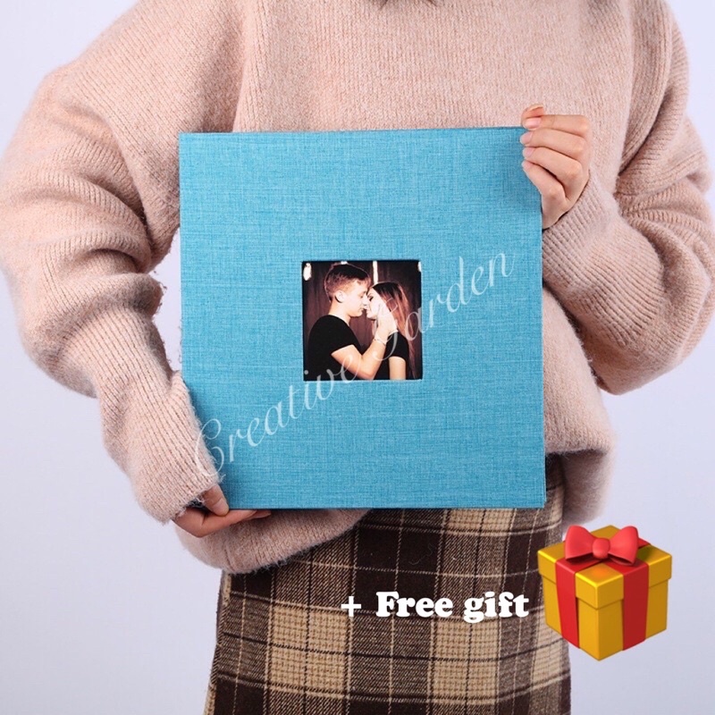 CREATIVE GARDEN 26.6*28cm Self-adhesive Film DIY Photo Album (40 pages ...