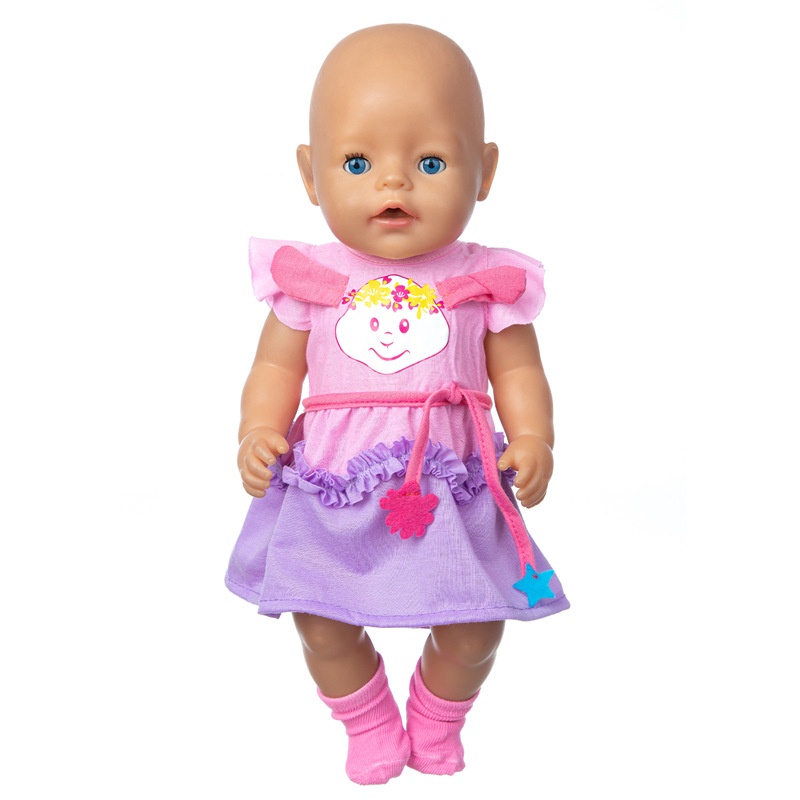 Doll Clothes for American 18 Inch Girl & 43 Cm Born Baby Doll Clothes