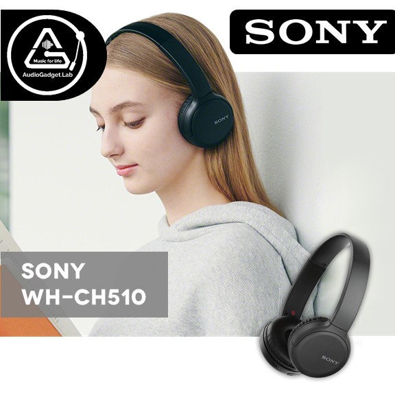 Sony WH-CH510 / WHCH510 Wireless Headphones Bluetooth On-Ear Headset ...