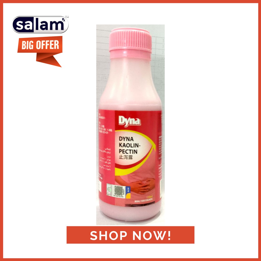 DYNA KAOLINPECTIN 120ML (FOR DIARRHEA / CIRITBIRIT) Shopee Malaysia