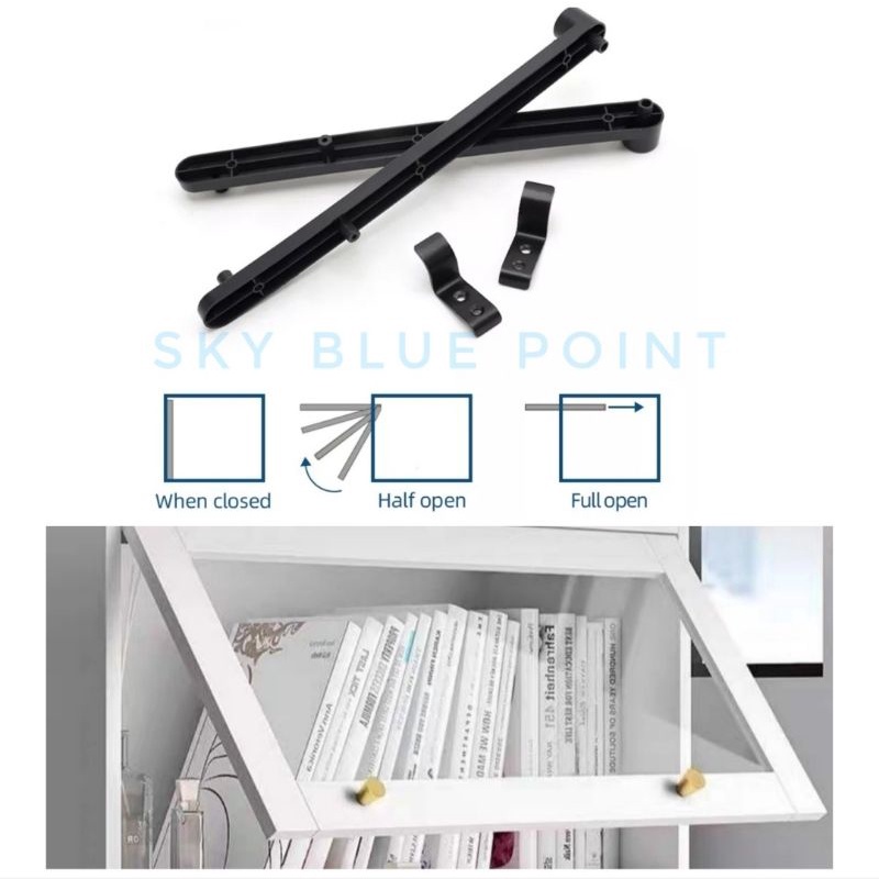 2pcs Door Slide Track, plastic slide, Ambry slippery course