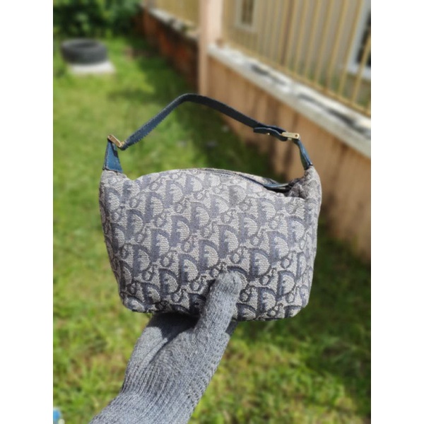 PRELOVED DIOR TOP HANDLE POUCH VINTAGE Shopee Malaysia