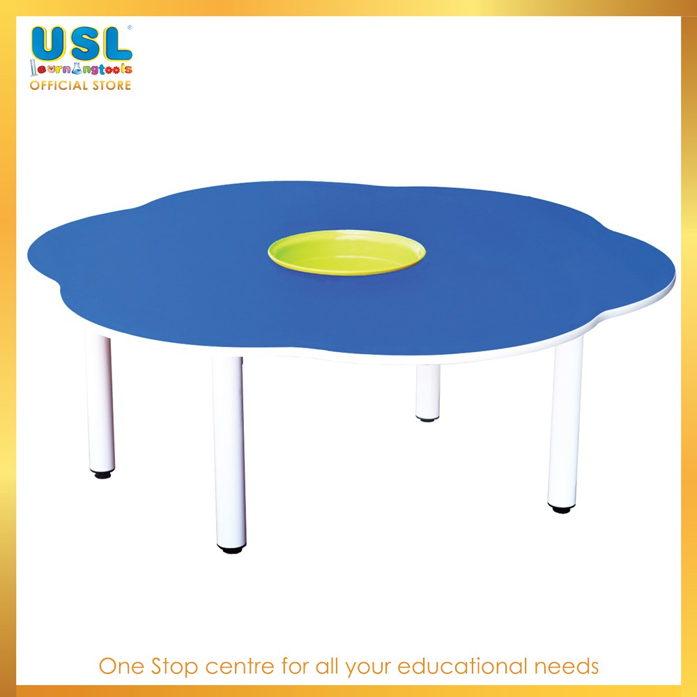 Flower Shaped Manipulatives Table 4' - Study Table & Desk | Rounded ...