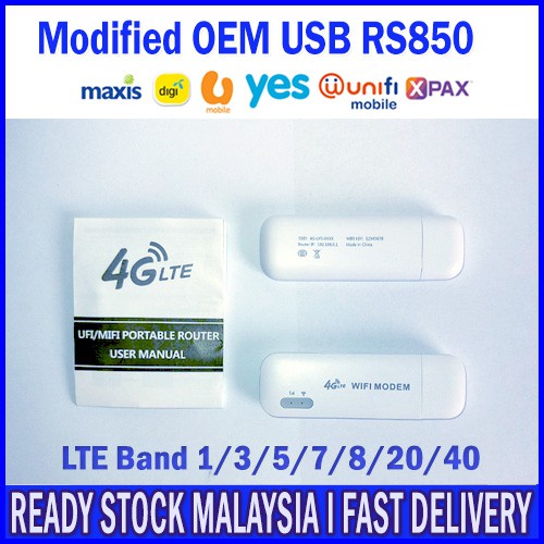 Modified Modem 4G Router RS850 Car Mifi Unlimited Hotspot Portable WIFI ...