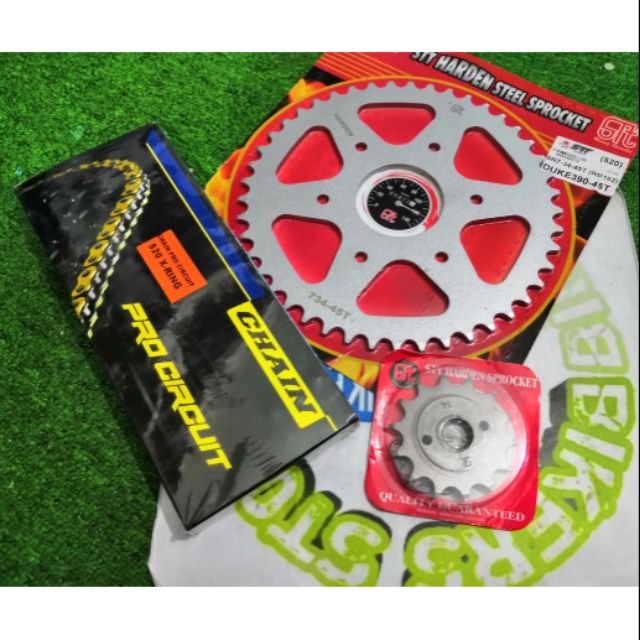 KTM DUKE 250/390 CHAIN SPROCKET SET (6 Holes) Shopee Malaysia