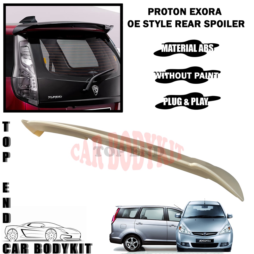 PROTON EXORA ORIGINAL ABS PLASTIC OEM STYLE REAR BACK BONNET BONET ...