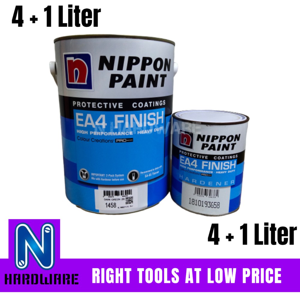 Nippon Paint EA4 Finish (Ready stock) Cat Epoxy 5L 5 Liter Shopee
