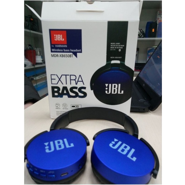 JBL MDR XB650BT Wireless Bass Headset Ready Stock Shopee Malaysia