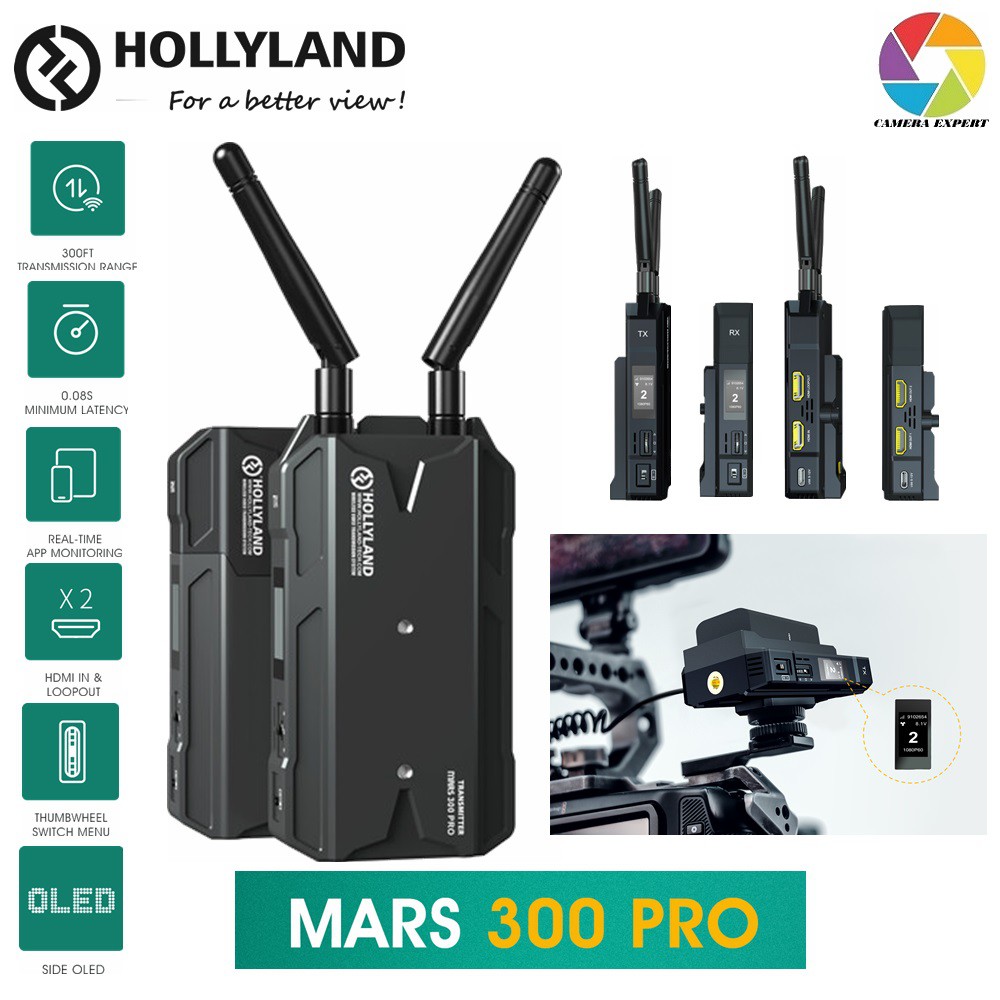Hollyland Mars 300PRO (Enhanced Edition) HDMI Wireless Video