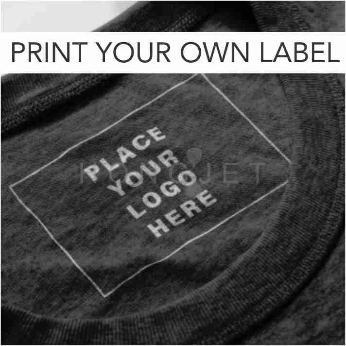 Custom T shirt Label Printing Iron On Tagless T shirt Label Make your Own T shirt Label T shirt Tag Own Branding