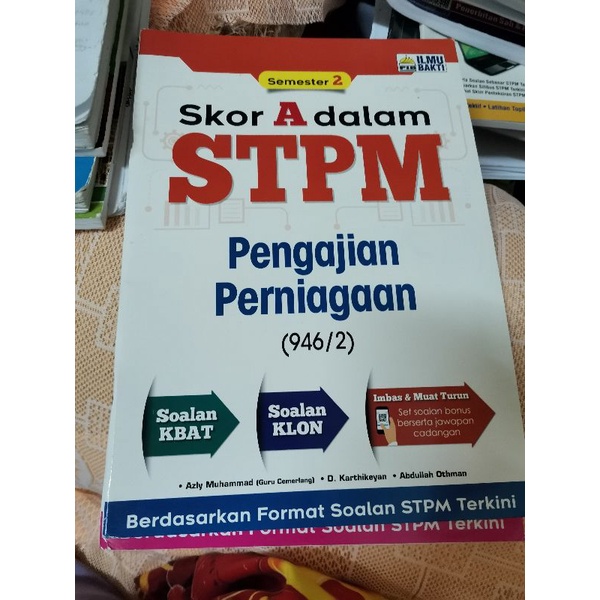 Buku Latihan Stpm 2021 Kertas Model Skor A Dalam Stpm Sem 2 Pengajian