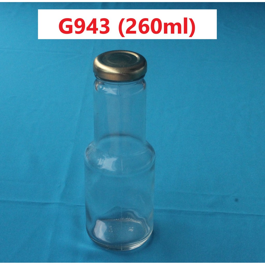 G943 GLASS BOTTLE (BOTOL KACA) (260ml) (1 UNIT INSIDE) | Shopee Malaysia