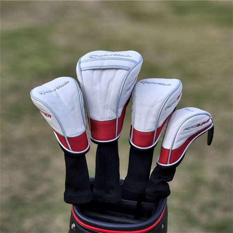 Set De 3 Housses TaylorMade Icon Graphic - Driver, Bois Et Hybride - Vert Acide - Modèle 2025 - Protection Club De Golf