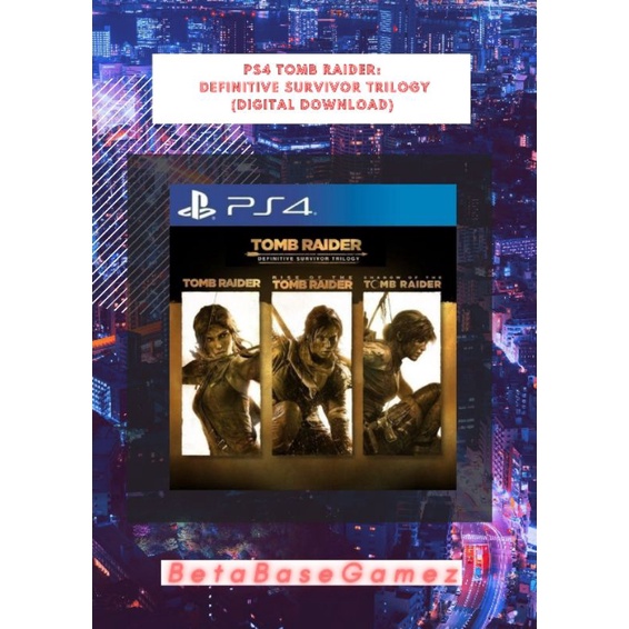 PS4 PS5 Tomb Raider: Definitive Survivor Trilogy (Digital Download ...