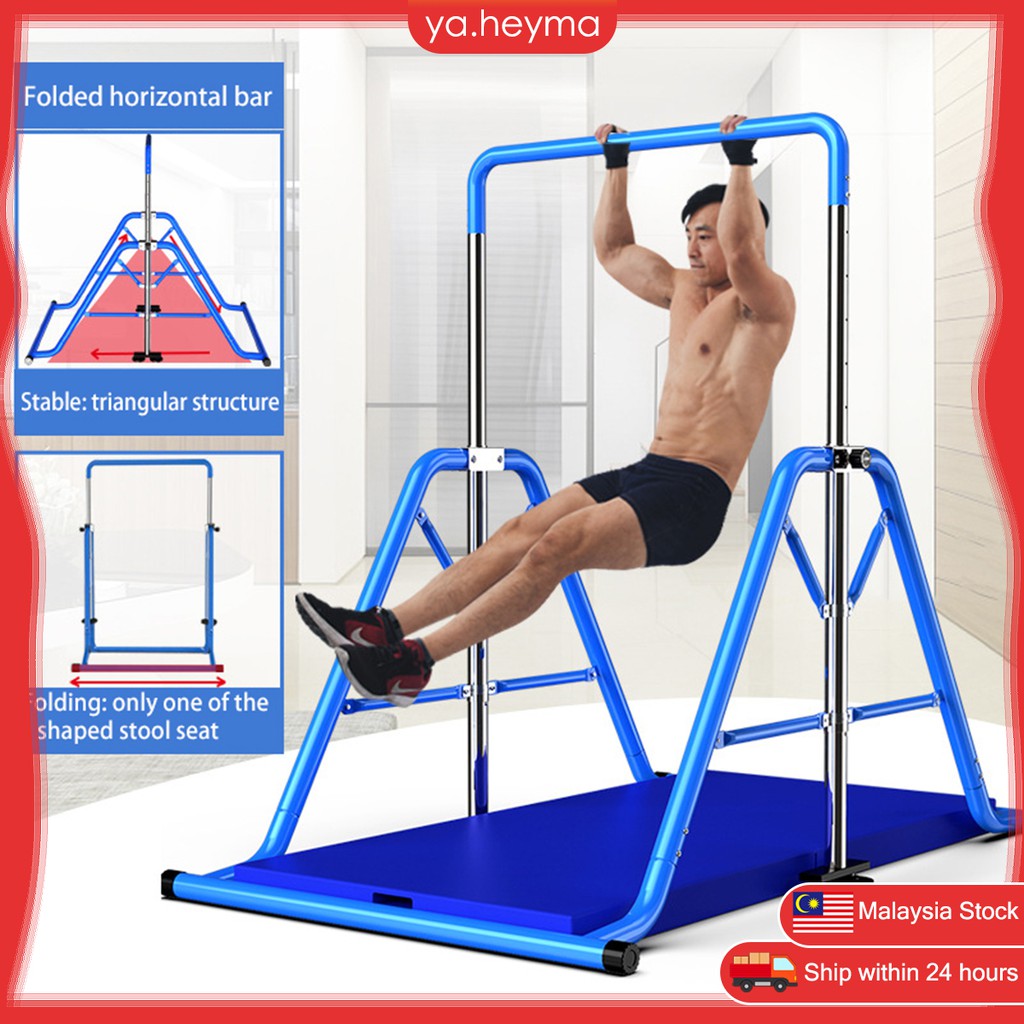 M'sia Stock】Indoor horizontal bar home foldable tolerant up