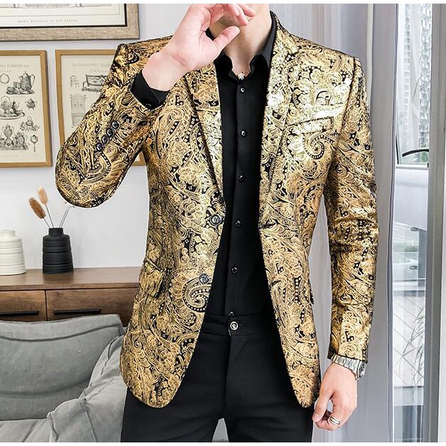 Gold best sale wedding suit