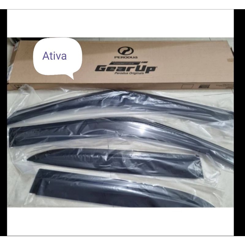 Ready Stock Original Perodua Gear Up Door Visor Ativa Shopee Malaysia