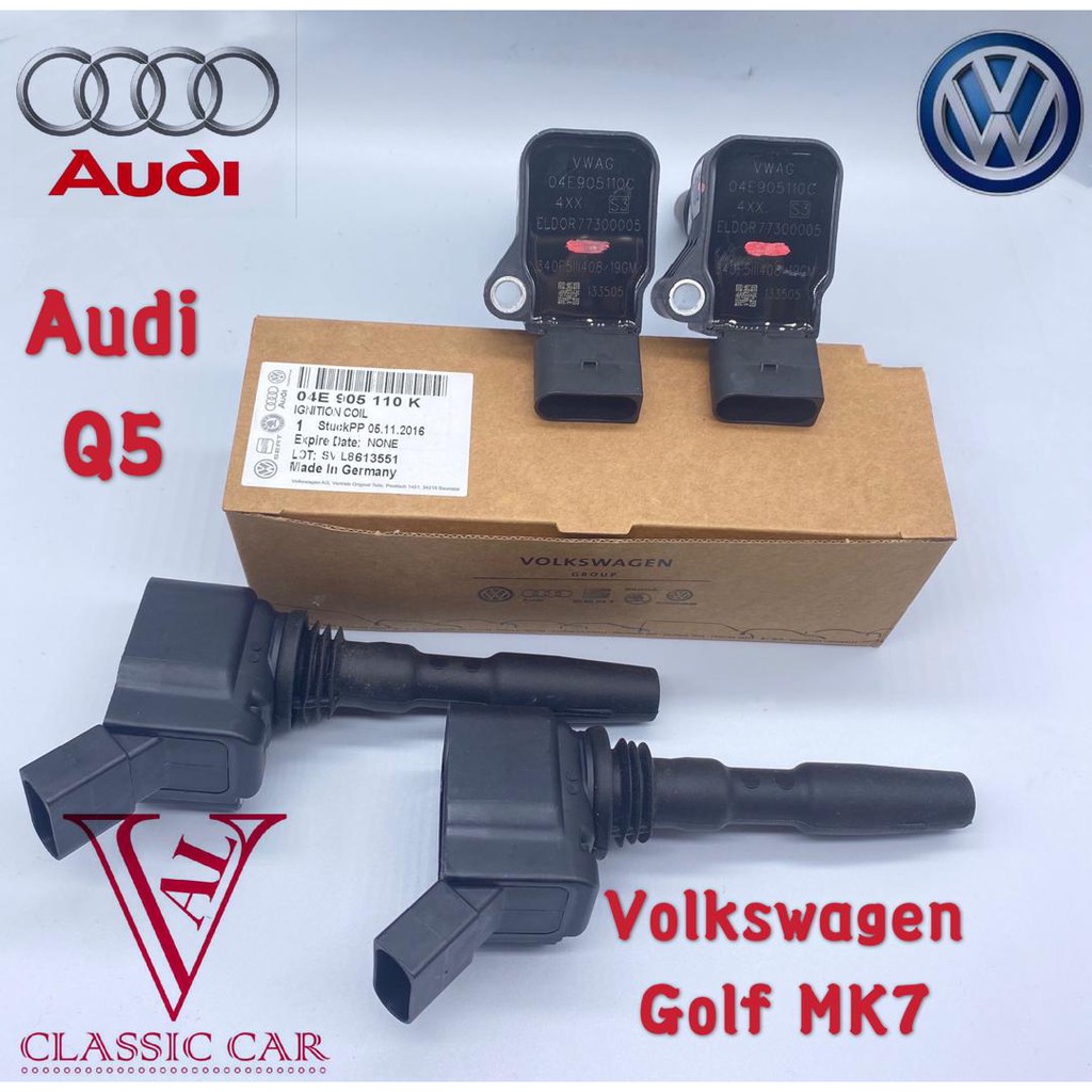 VOLKSWAGEN GOLF MK7 AUDI Q5 IGNITION COIL ( 04E 905 110K ) Shopee