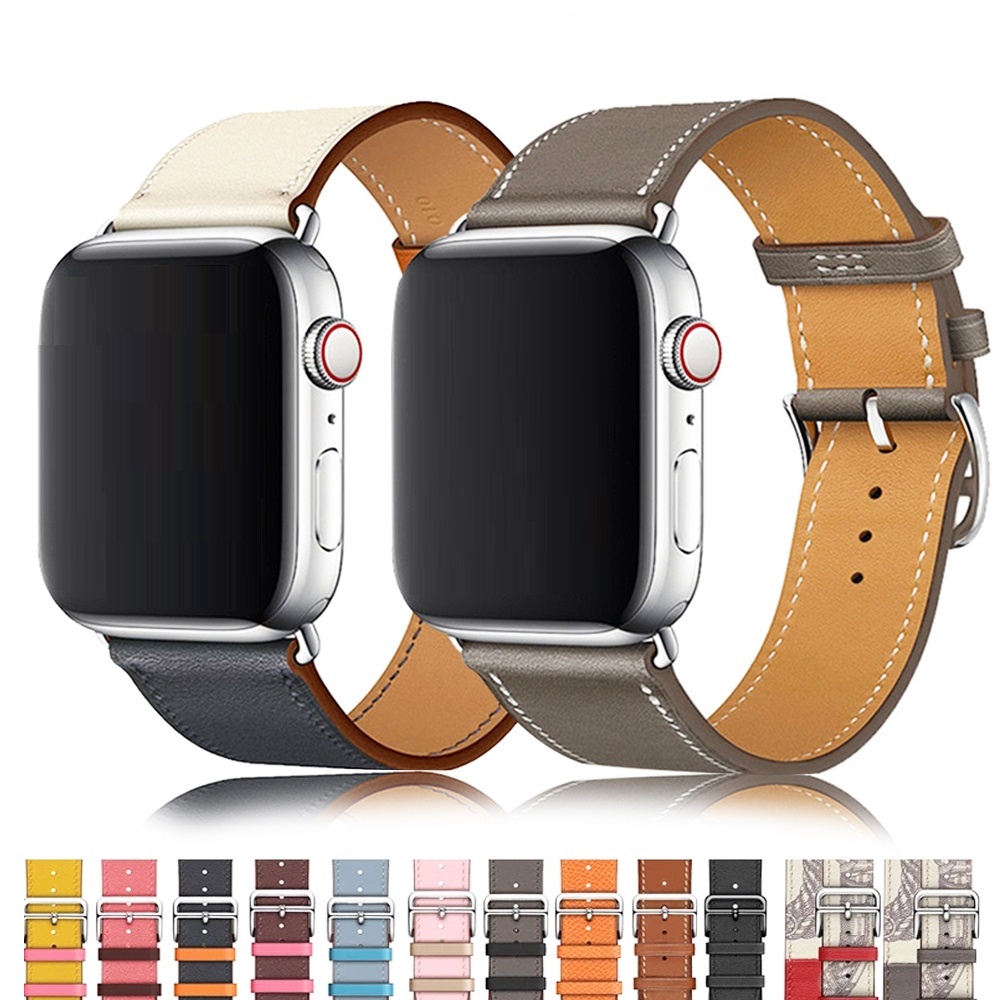 [MY] iWatch Premium Leather Strap Watch Band Series 1/2/3/4/5/6/SE/7