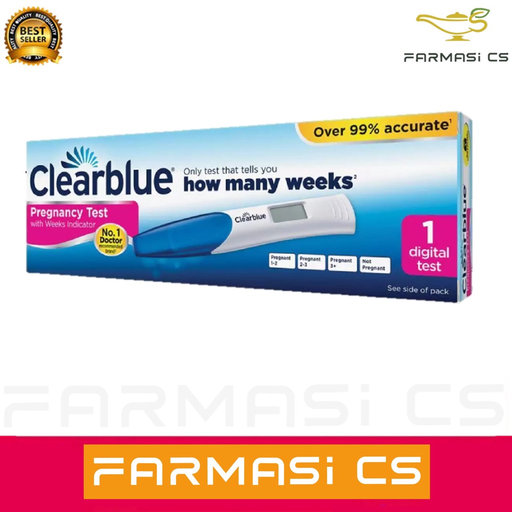 Clearblue Digital Pregnancy Test 1s Exp 12/2025 99 Accurate Shopee